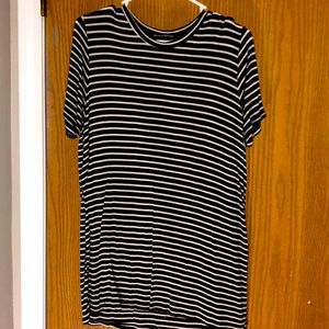 Brandy Melville One Size striped, short sleeve, midi dress